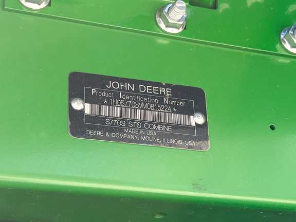 2021 John-Deere S770
