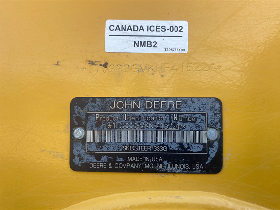 2022 John Deere 333G