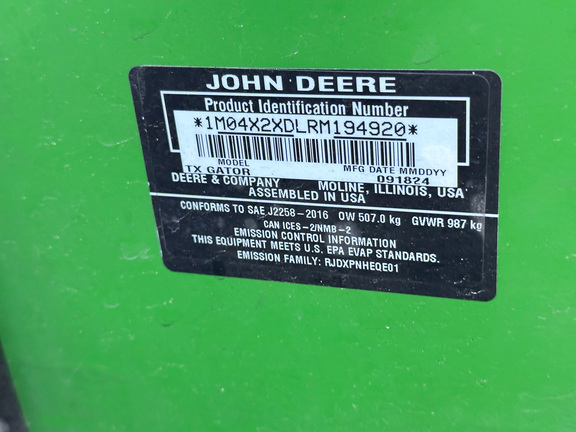 2024 John-Deere TX 4X2
