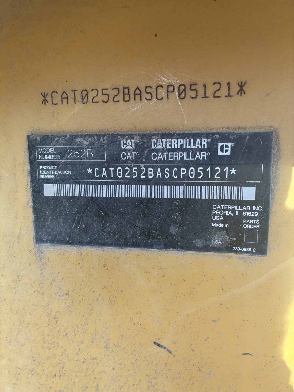 2009 Caterpillar 252B2 Image 9