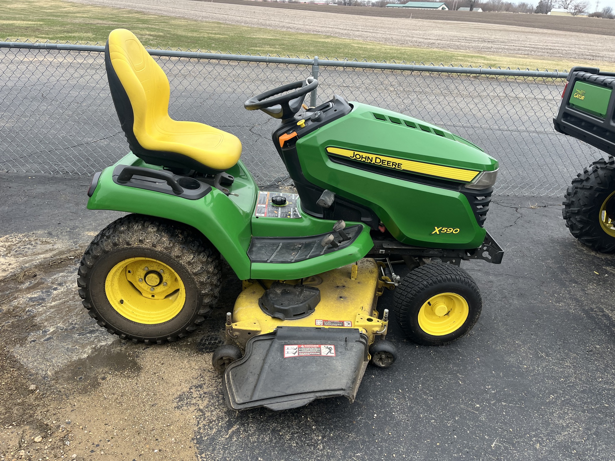  2016 John Deere X590 at Heritage Tractor in Princeton, IL