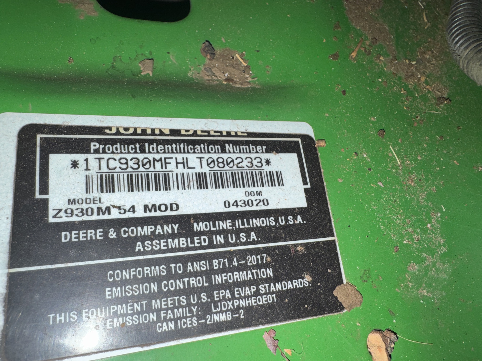 2020 John Deere Z930M Image 9