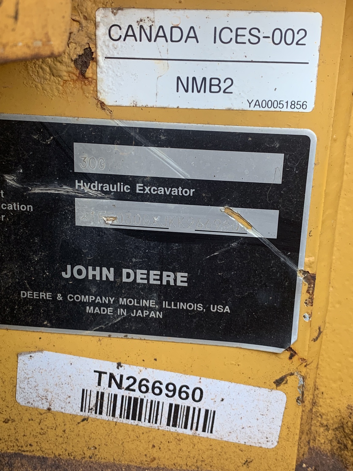 2019 John Deere 30G Image 5