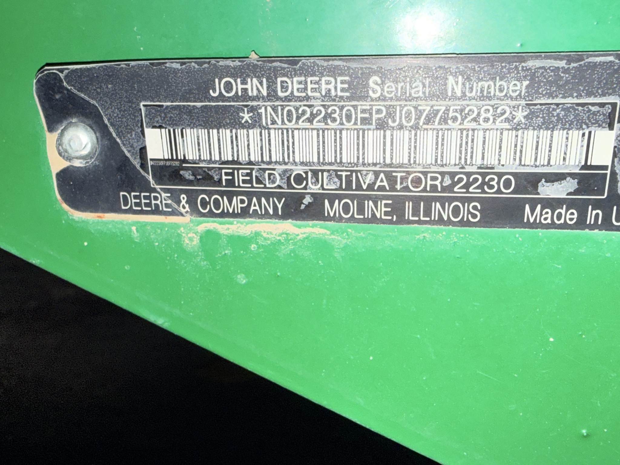 2018 John Deere 2230FH Image 14