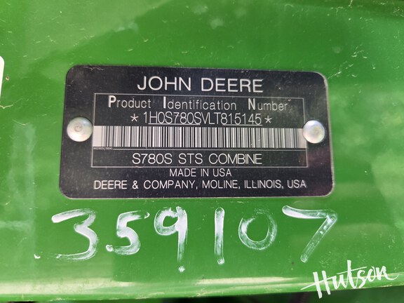 Photo of 2021 John Deere S780