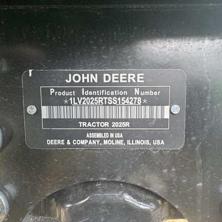 2025 John Deere 2025R