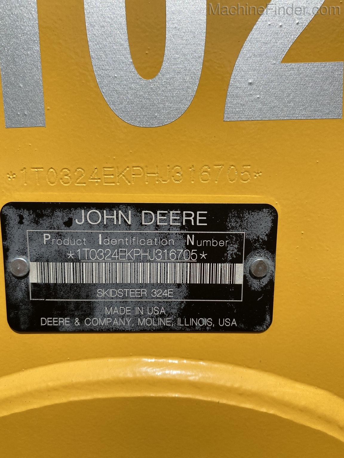 2017 John Deere 324E Image 11