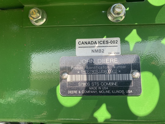 2018 John Deere S780
