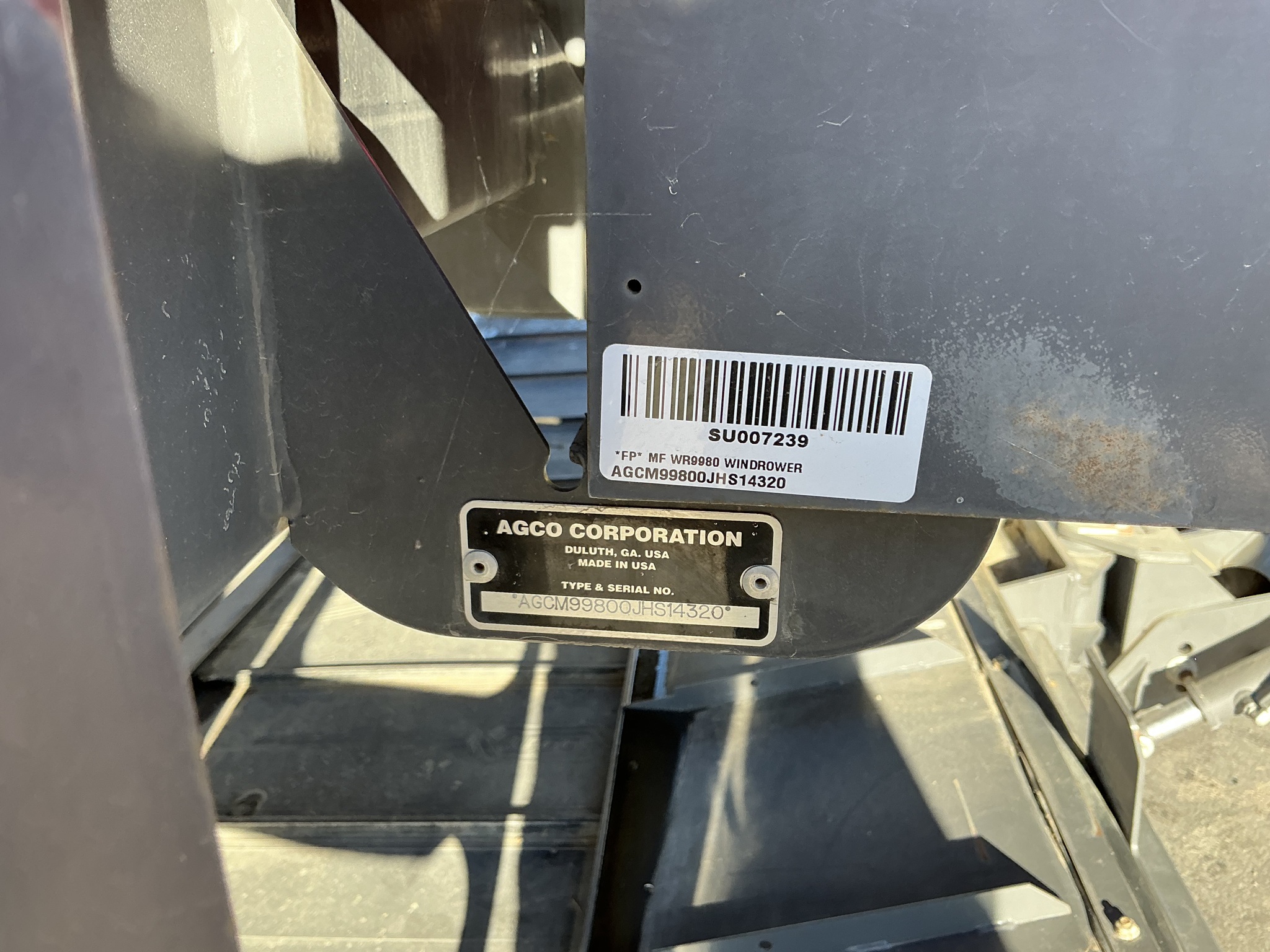 2018 Massey Ferguson WR9980 Image 9