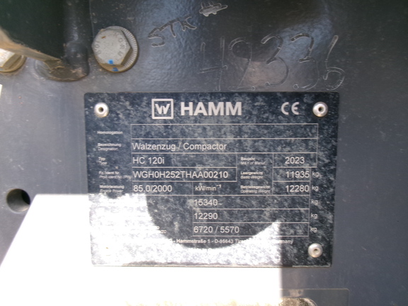 2023 Hamm HC120I