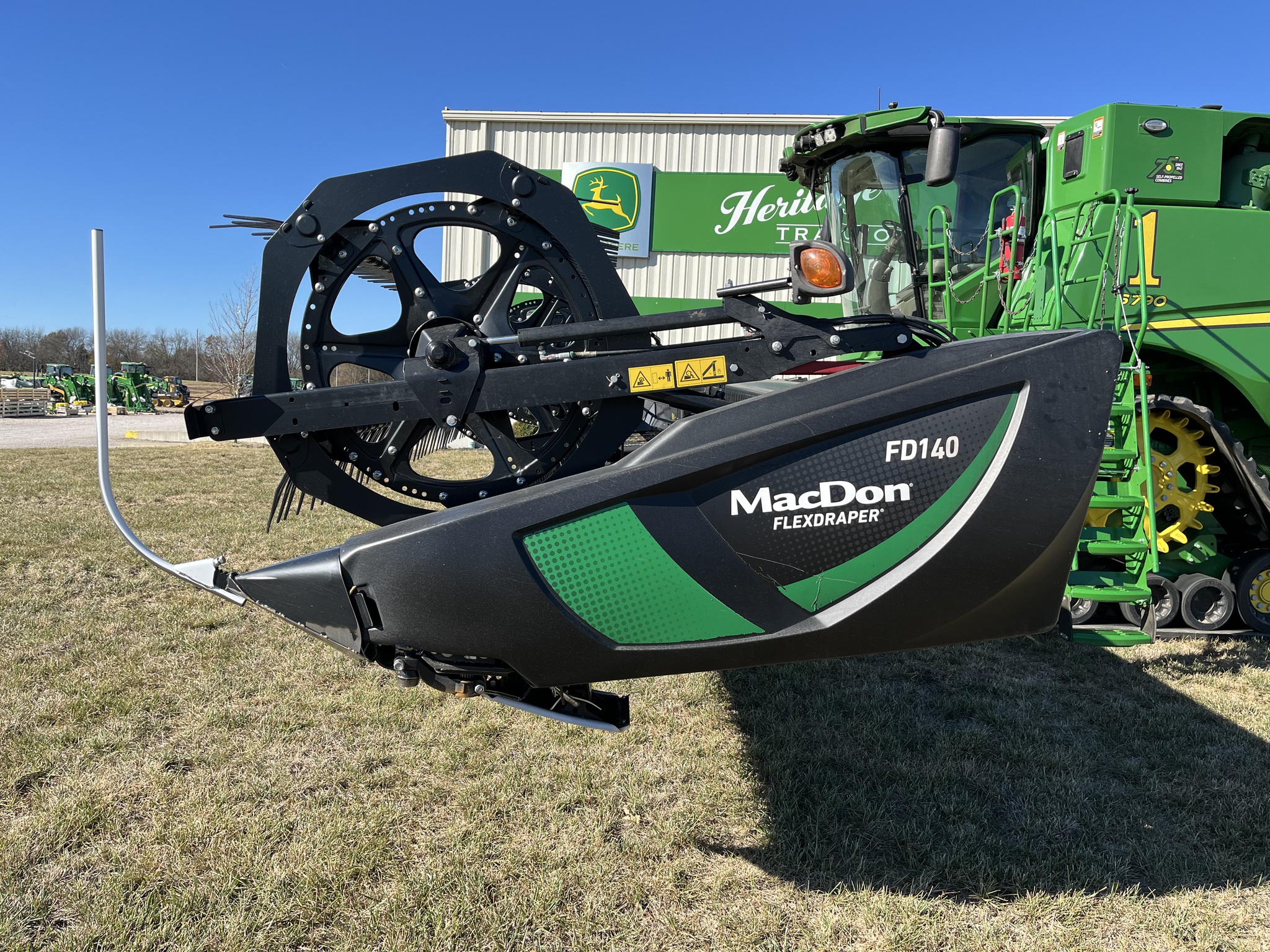  2021 MacDon FD140 at Heritage Tractor in Baldwin City, KS