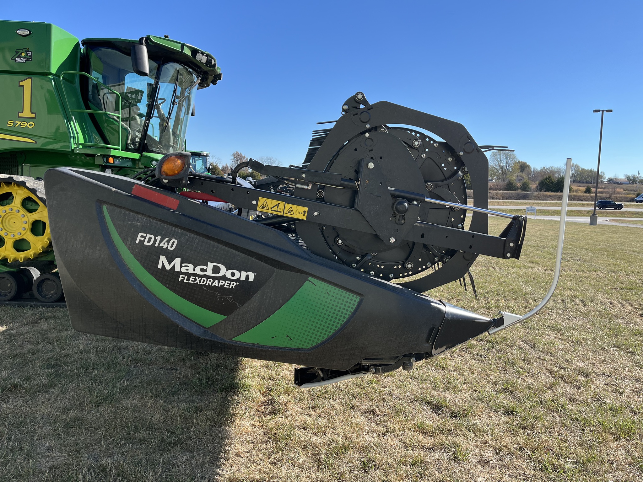  2021 MacDon FD140 at Heritage Tractor in Baldwin City, KS
