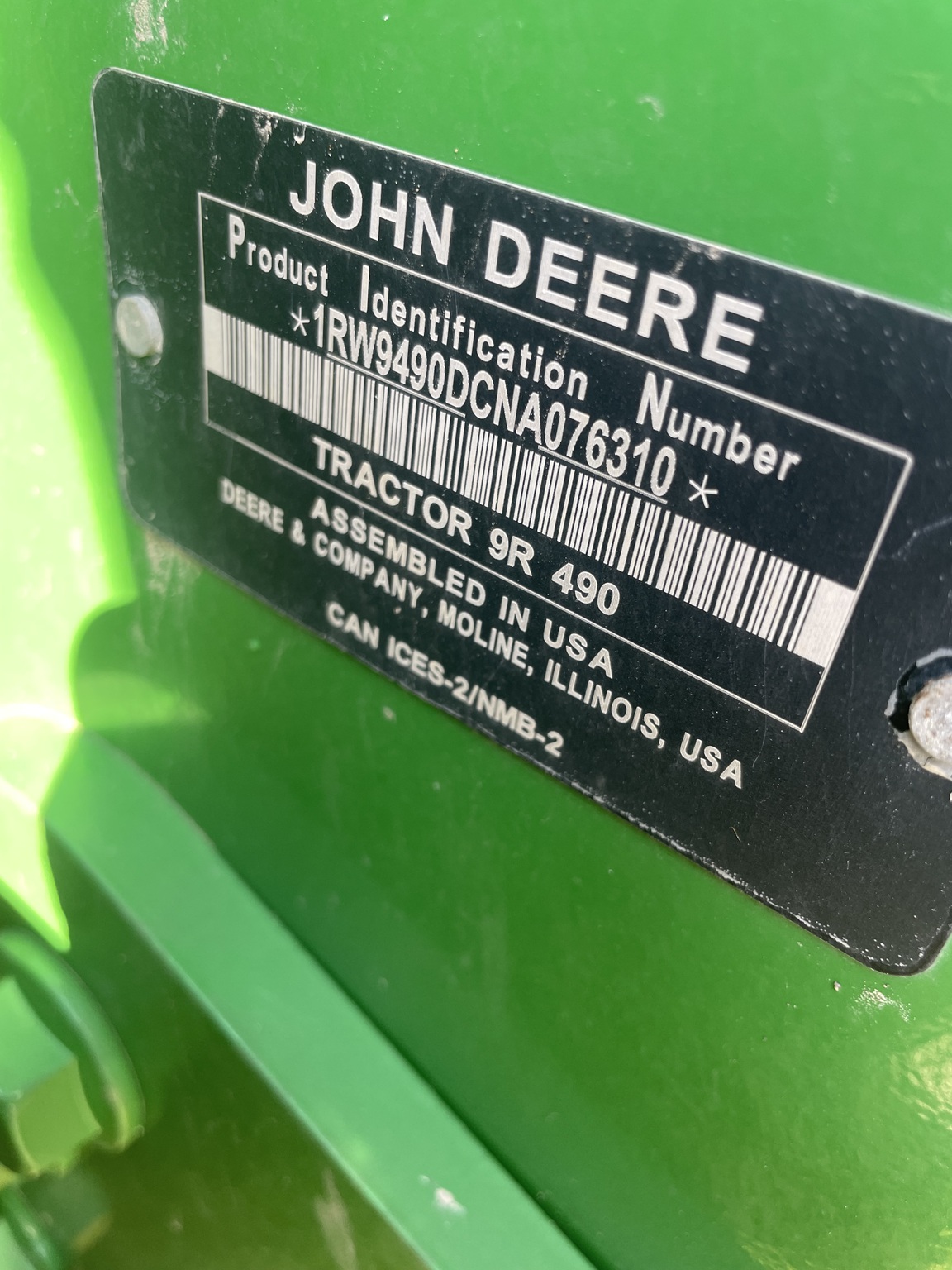 2022 John Deere 9R 490 Image 3