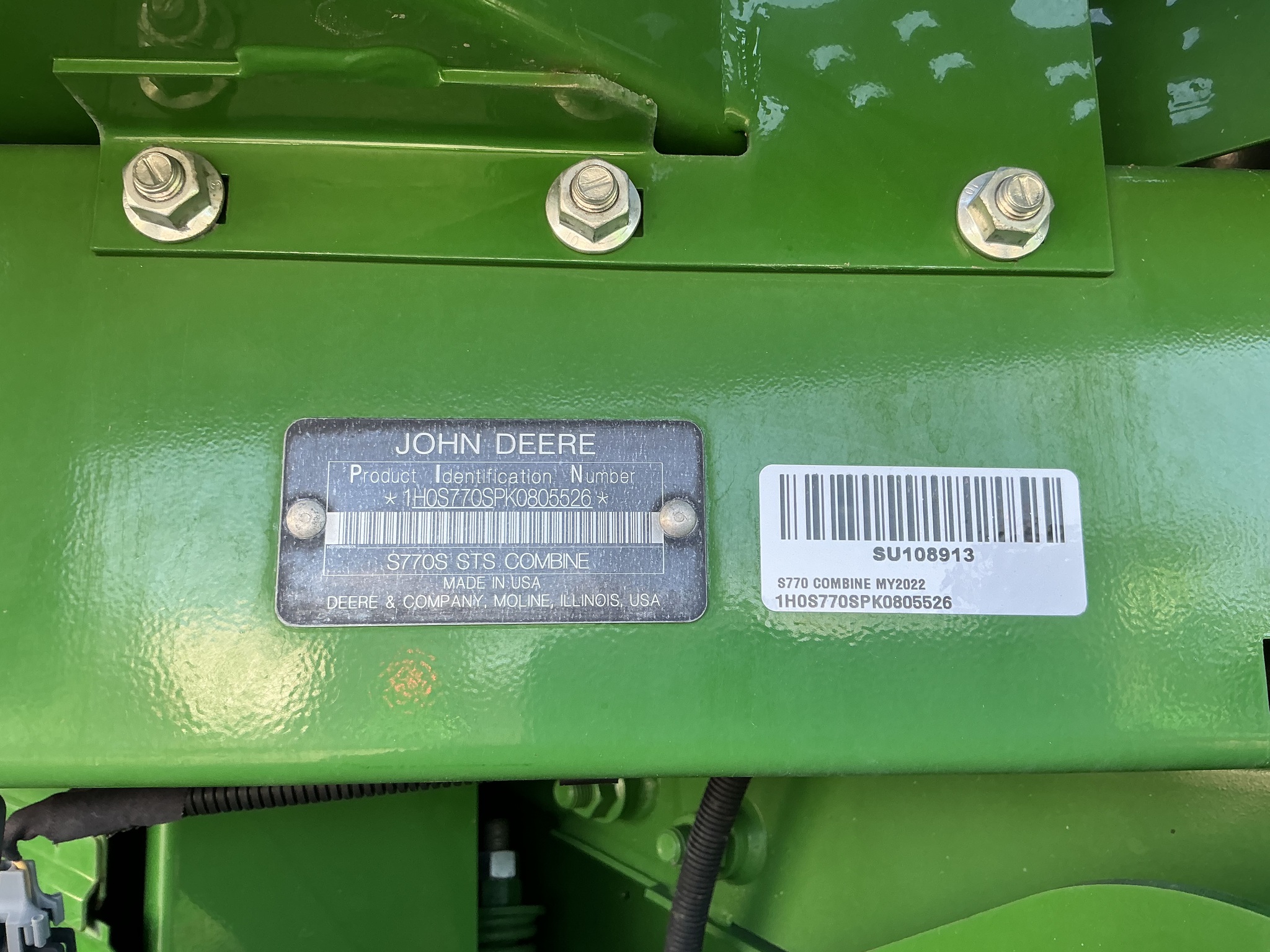 2019 John Deere S770 Image 30