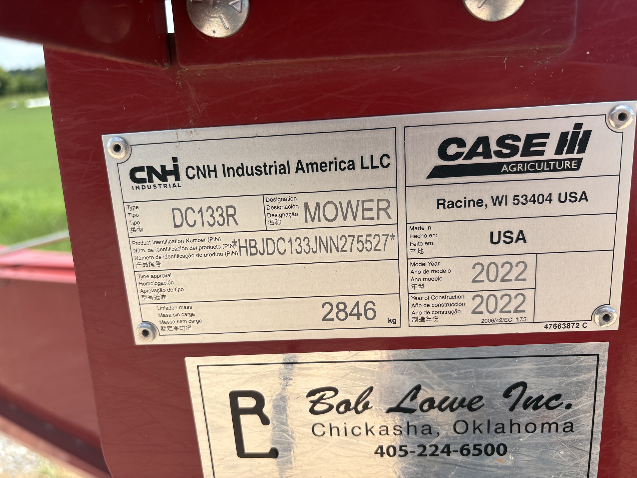2022 Case IH DC133 Image 14