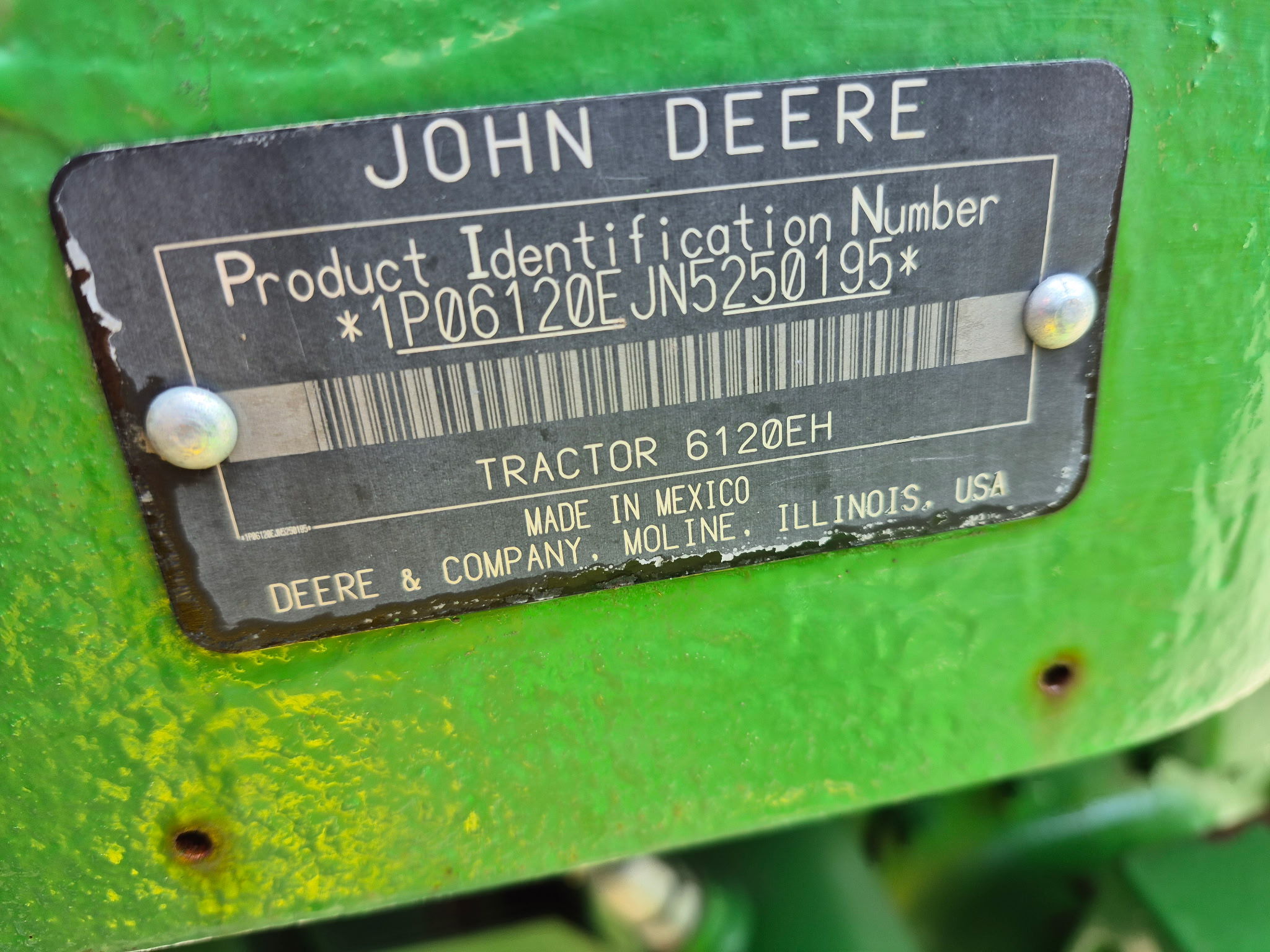 2022 John Deere 6120EH Image 8