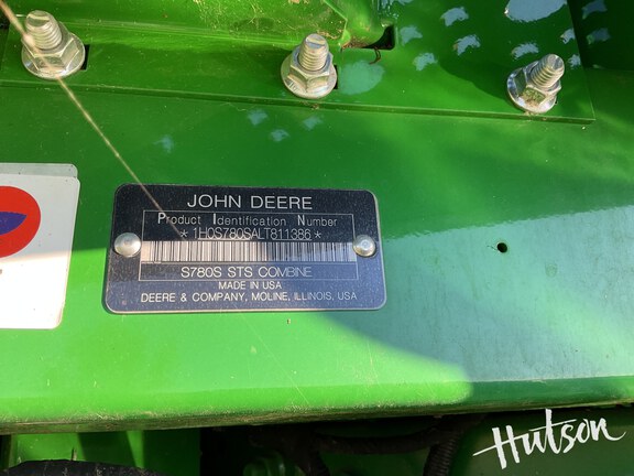 Photo of 2020 John Deere S780