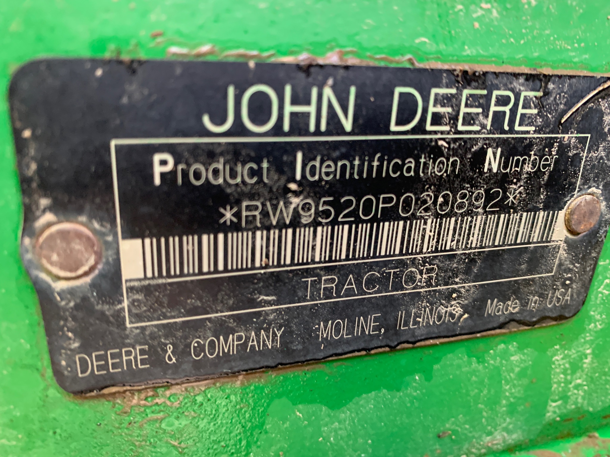  2004 John Deere 9520 at Heritage Tractor in Lamar, MO