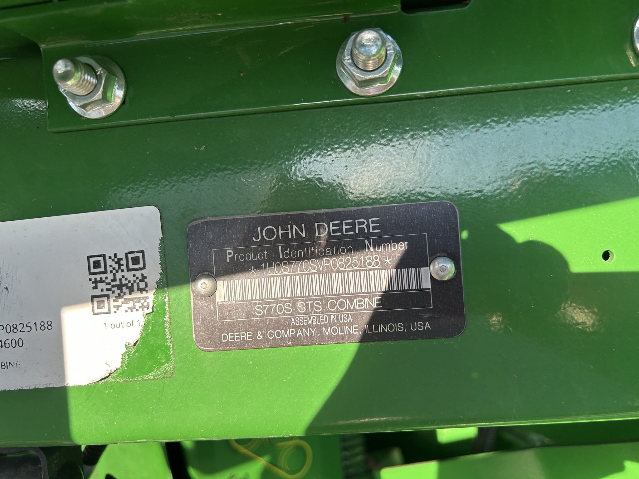  2023 John Deere S770 at Heritage Tractor in Roanoke, IL
