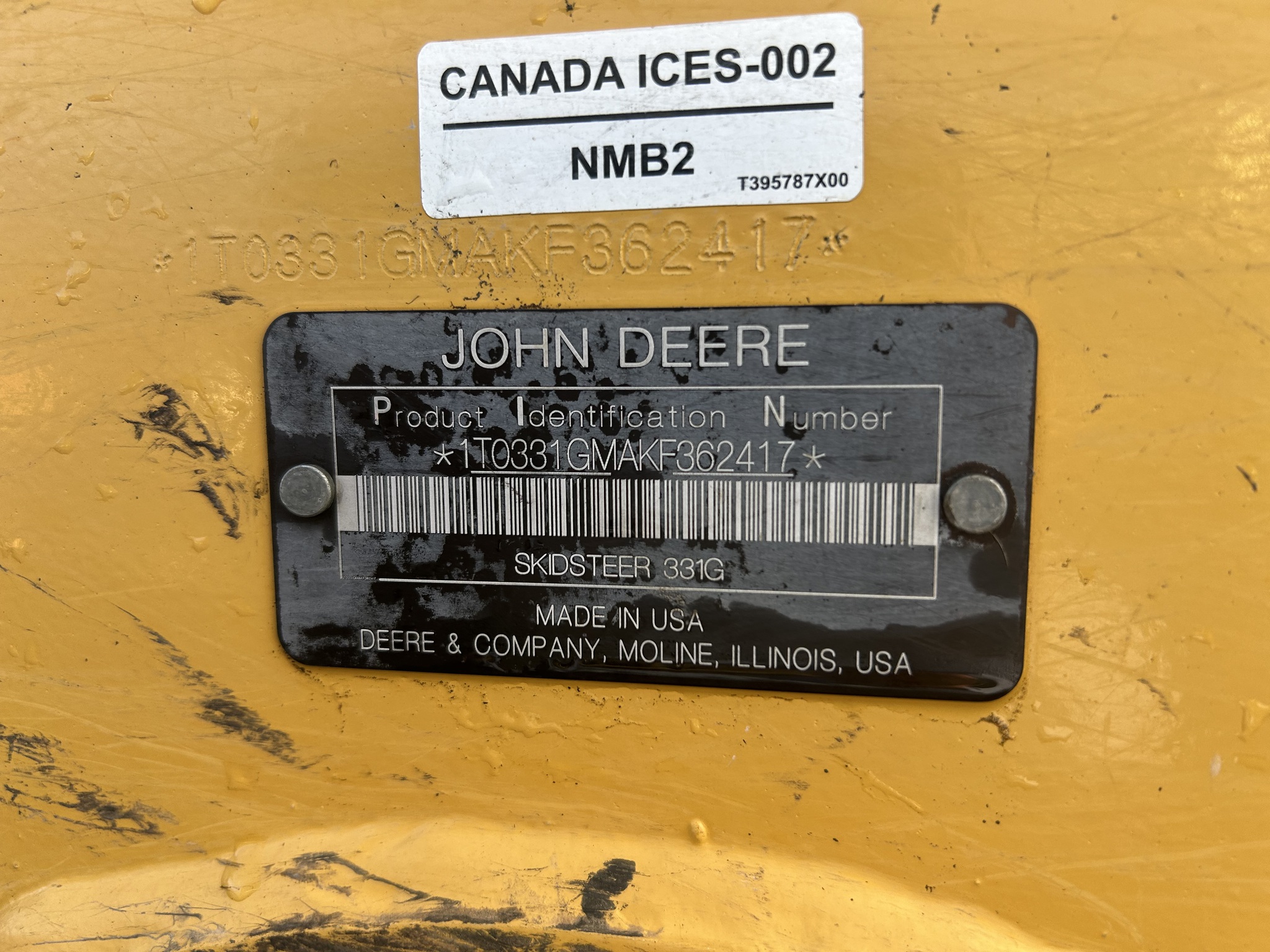  2019 John Deere 331G at Heritage Tractor in Anderson, MO