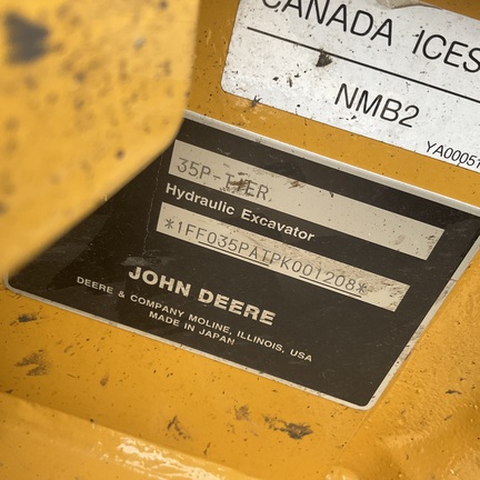 2023 John Deere 35 P