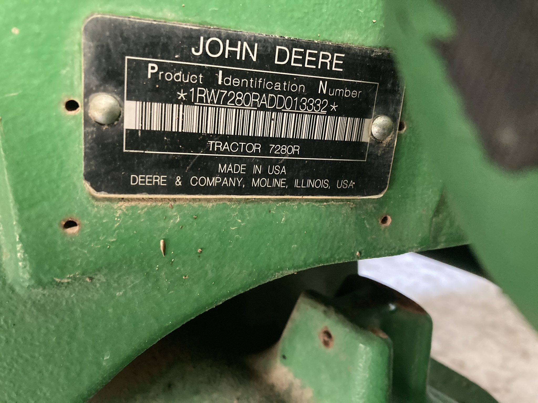2013 John Deere 7280R Image 8