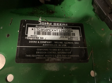 Photo of 2023 John Deere Z950M