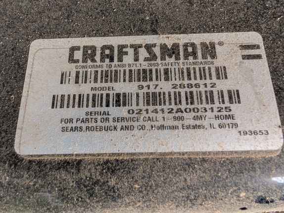 Photo of 2012 Craftsman GT6000