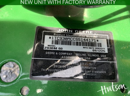 Photo of 2025 John Deere Z930M