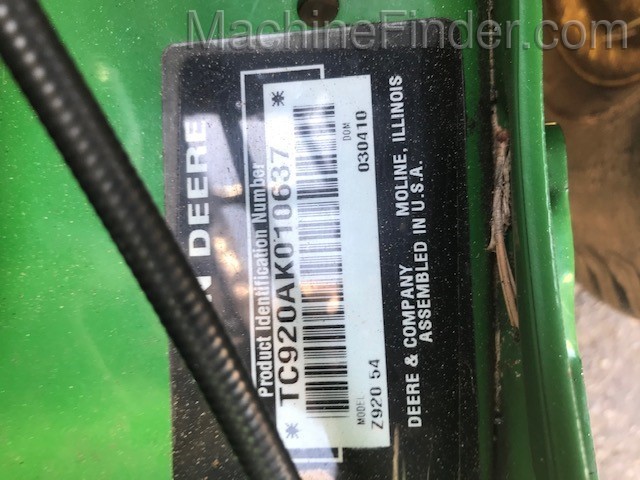 2010 John Deere Z920A Image 4