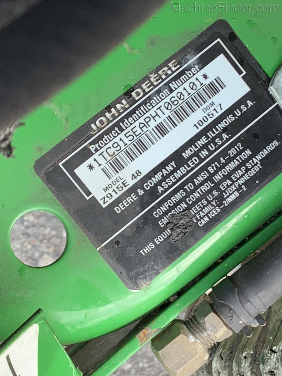 2018 John Deere Z915E Image 8