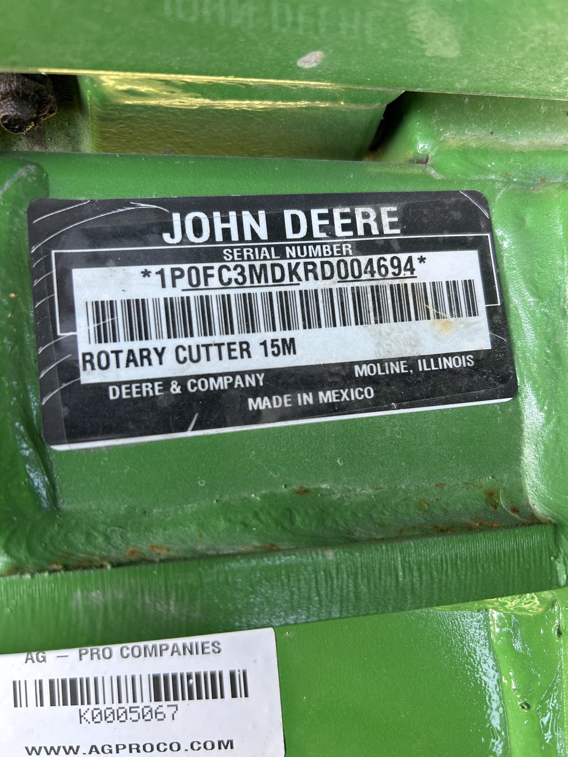 2025 John Deere FC15M Image 9