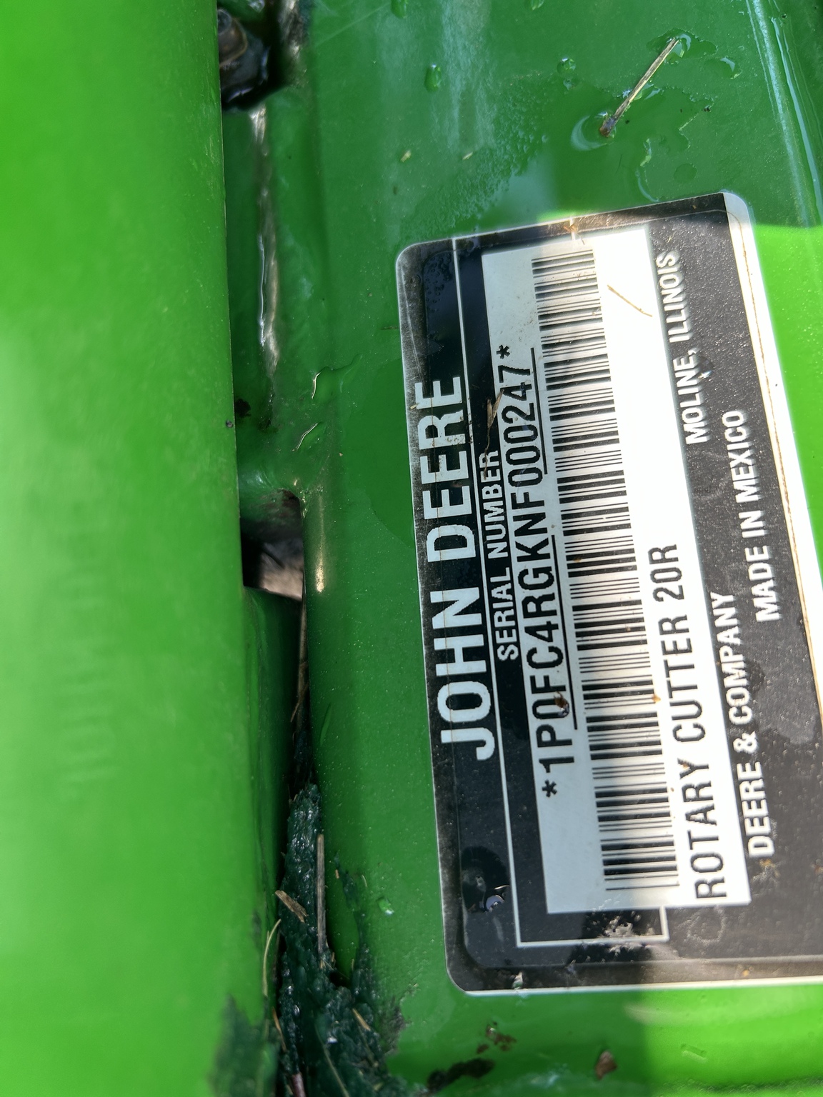  2022 John Deere FC20R at Heritage Tractor in Pittsburg, KS