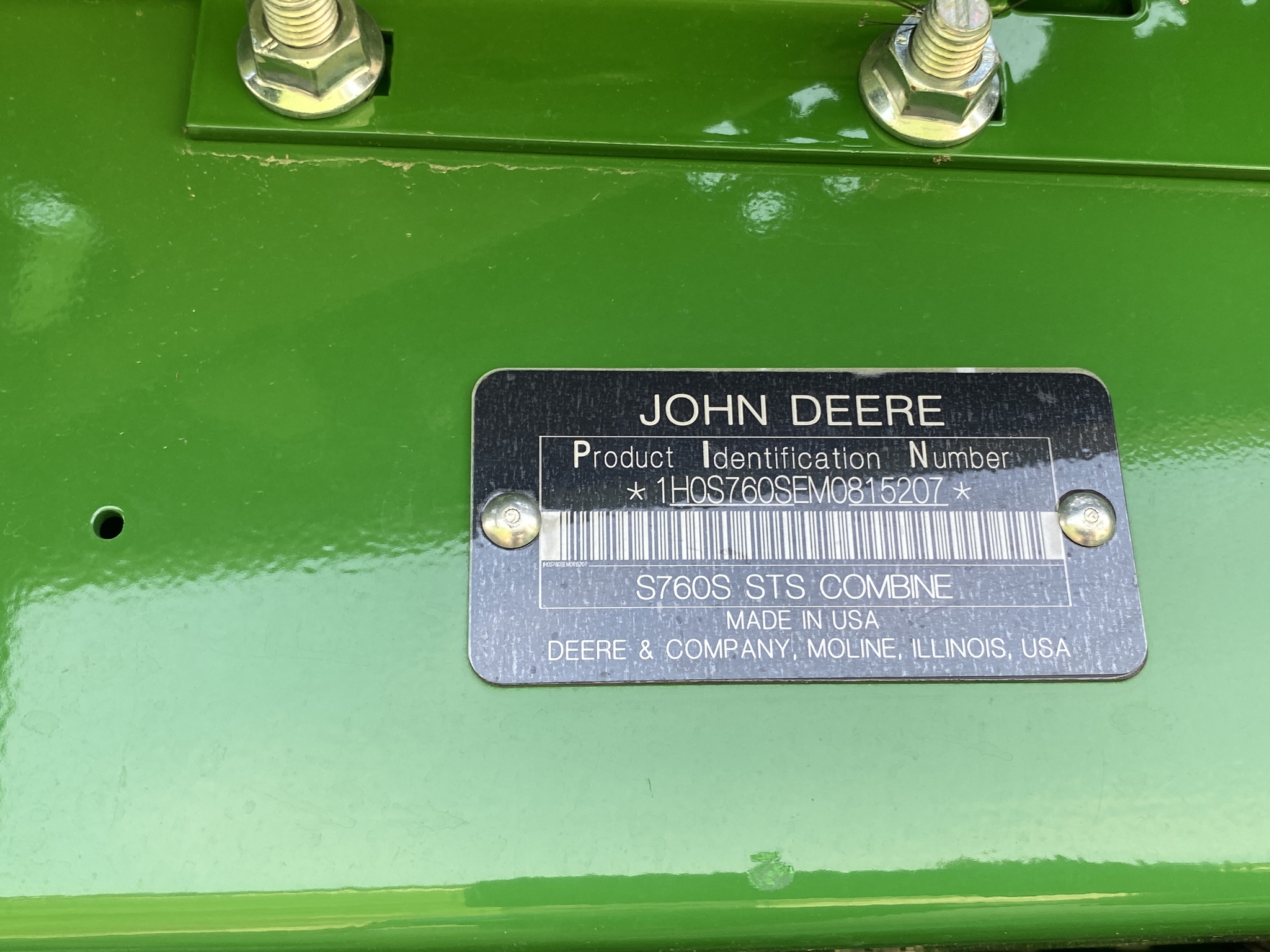 2021 John Deere S760 Image 13