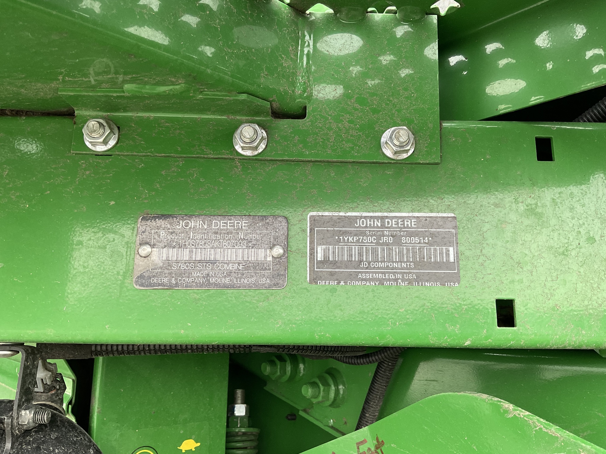 2019 John Deere S780 Image 16