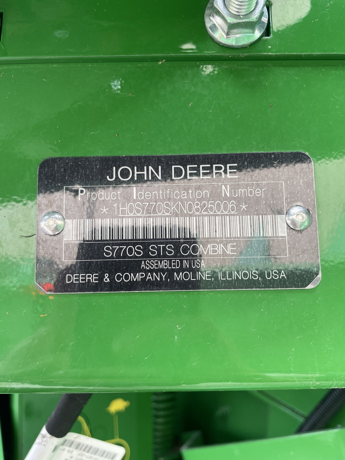 2023 John Deere S770 Image 8