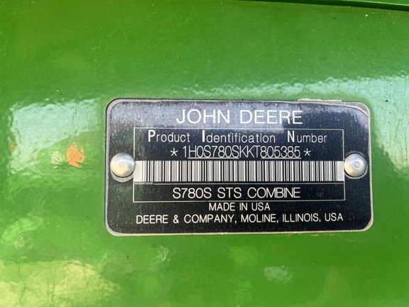 2019 John Deere S780 (13th thumbnail)