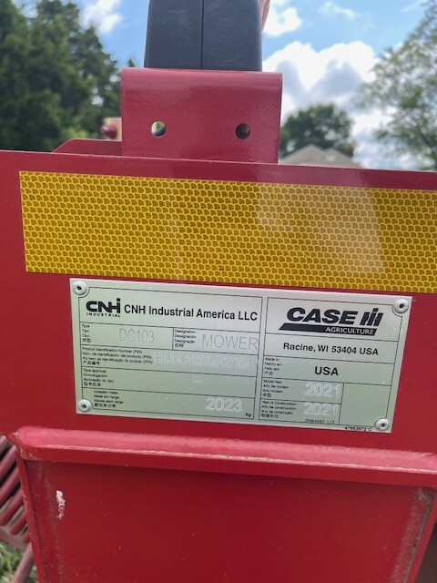 2021 Case IH DC103 Image 15