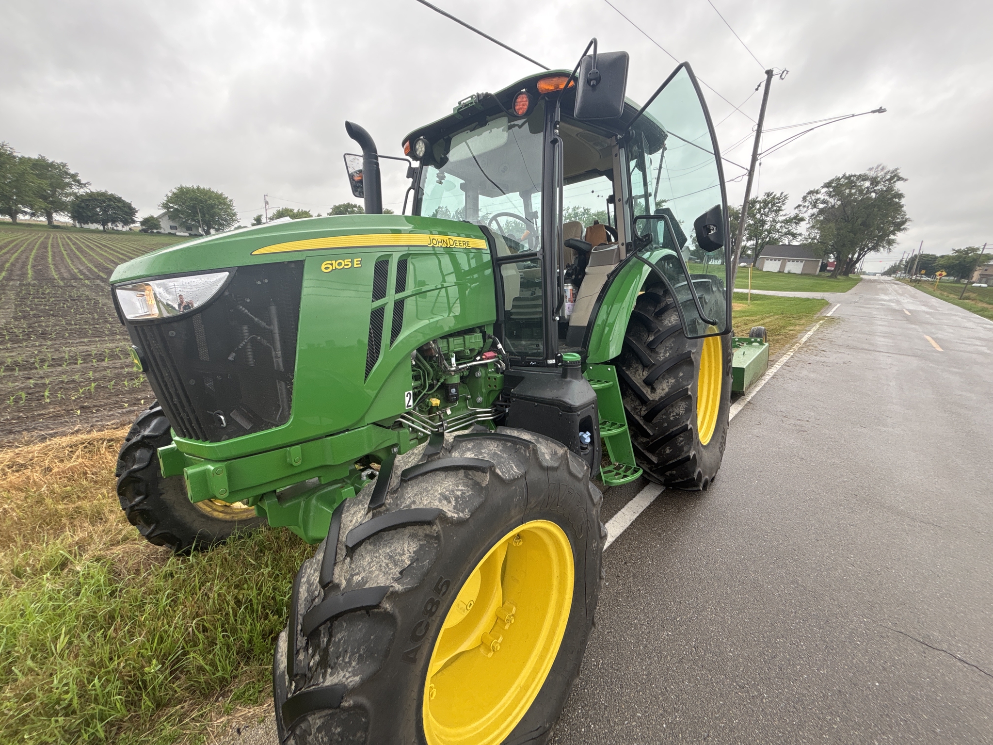 Used 2024 John Deere 6105E Cab Utility Tractors at Koenig Equipment in Greenville, OH - PhotoXL6