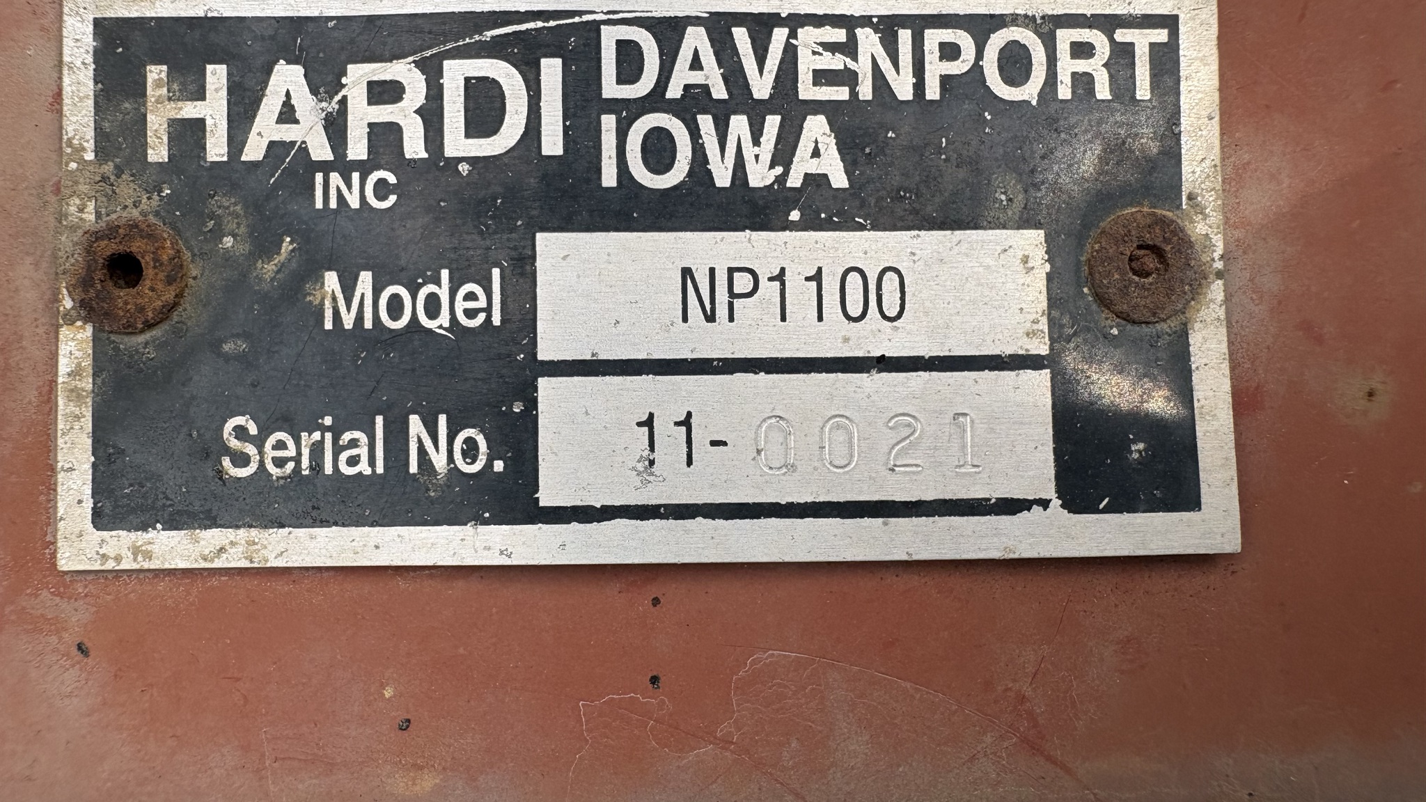 Hardi NP1100 Image 5