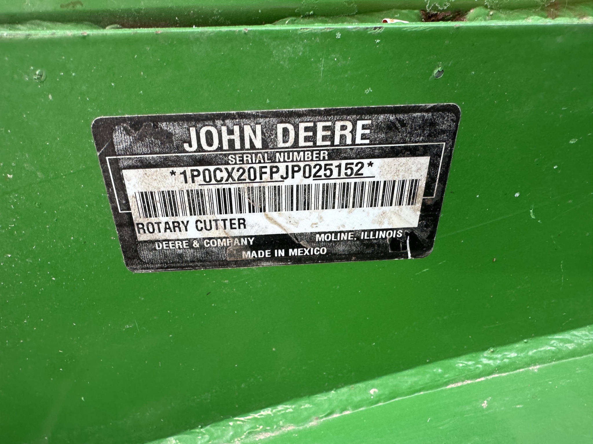 2018 John Deere CX20 Image 17