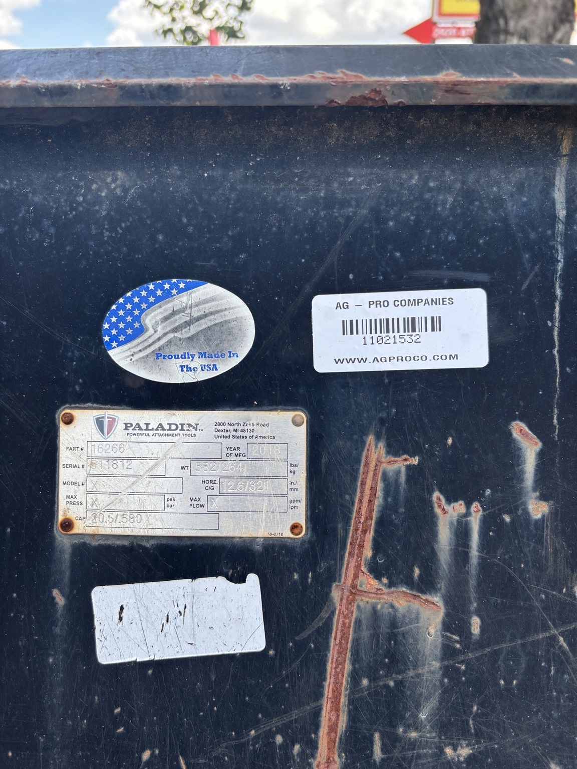 2018 John Deere PALADIN SKID STEER TOOTH  BUCKET 72IN Image 1