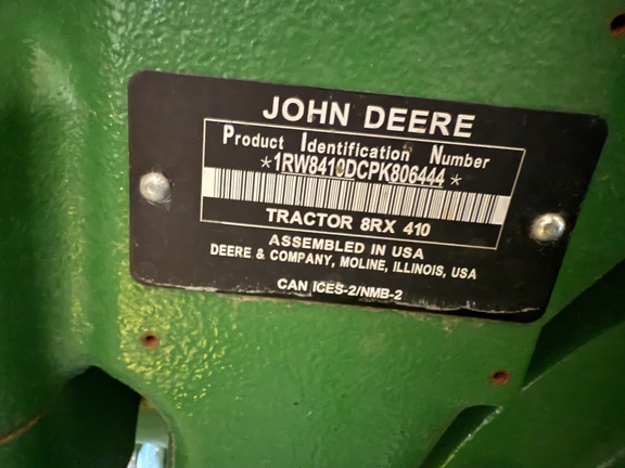 Photo of 2023 John Deere 8RX 410