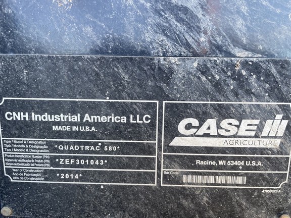 Photo of 2014 Case IH Steiger 580 Quadtrac