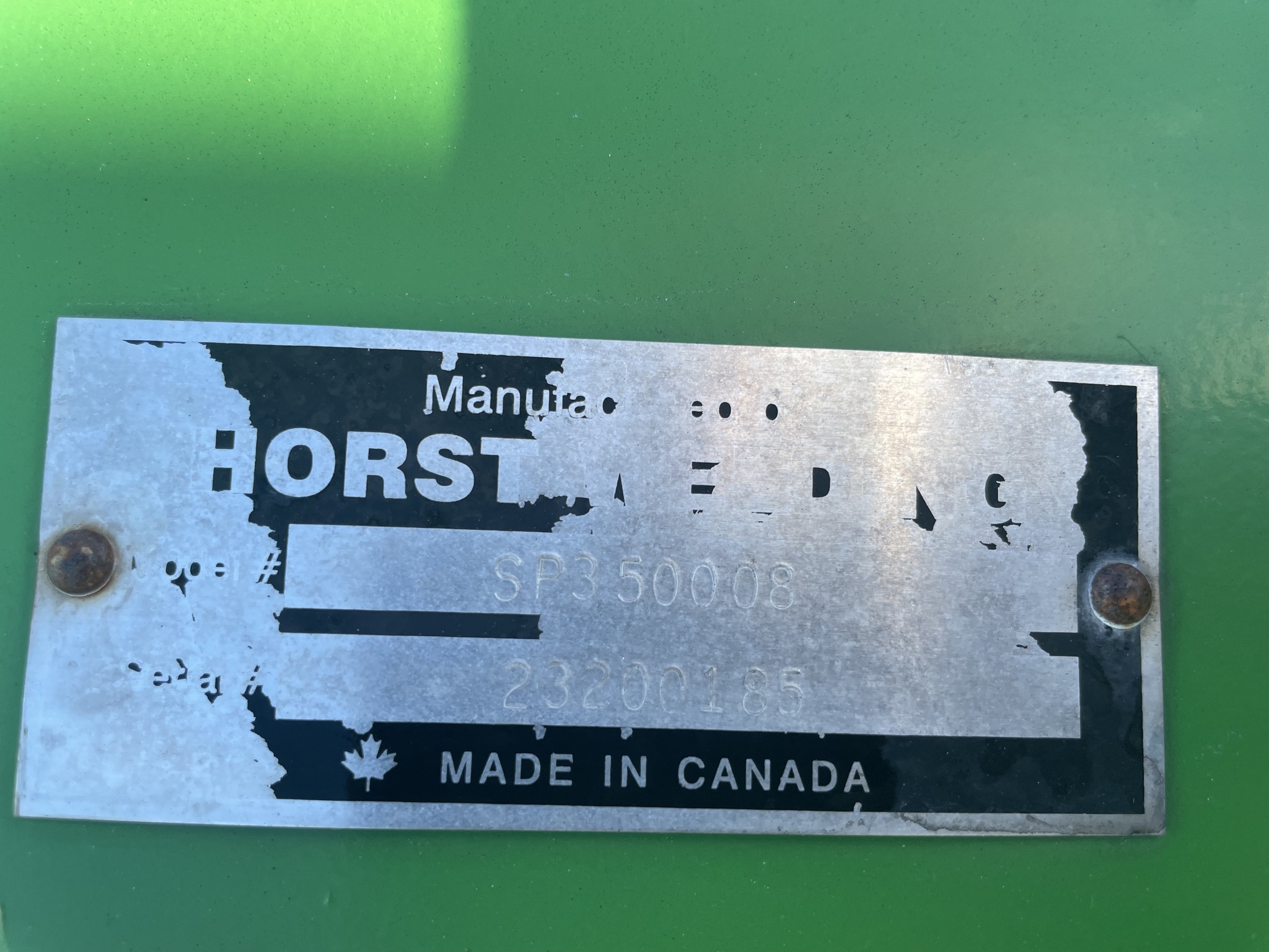 2022 Horst SP350008 Image 4