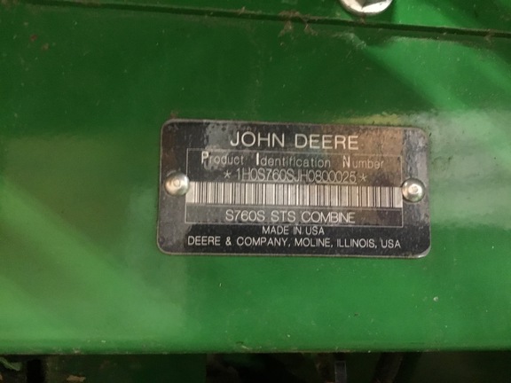 2018 John-Deere S760