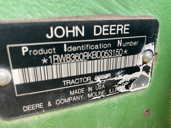 Photo of 2011 John Deere 8360R