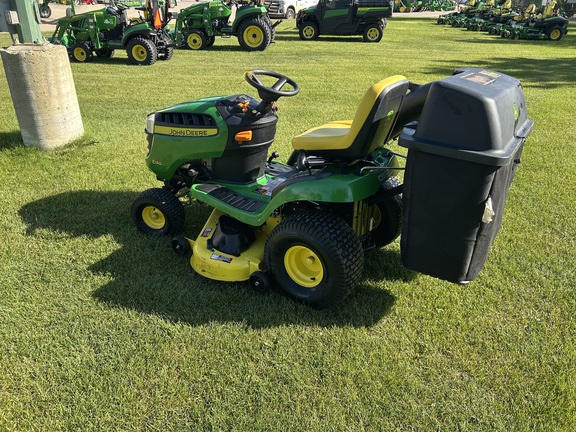 Used 2018 John Deere E140 Lawn & Garden Tractors at Horizon Ag & Turf in Edmonton West, AB - Photo2