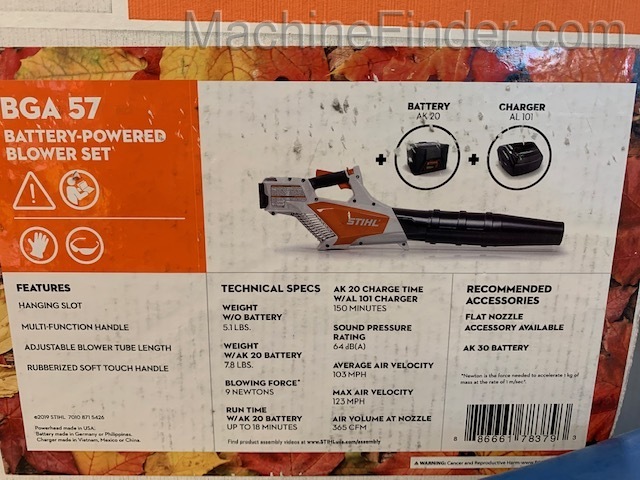 2020 Stihl BGA57 Image 4