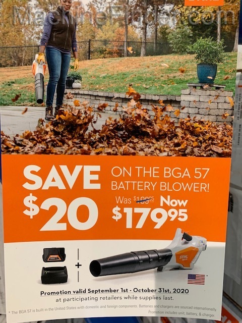 2020 Stihl BGA57 Image 2